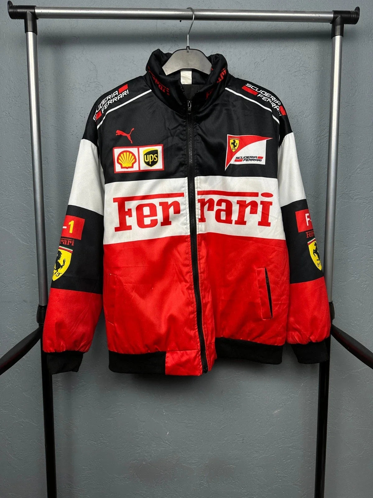 Gratitude Ferrari F1 Racing Jacket for Men & Women | Motorsport Style Outerwear
