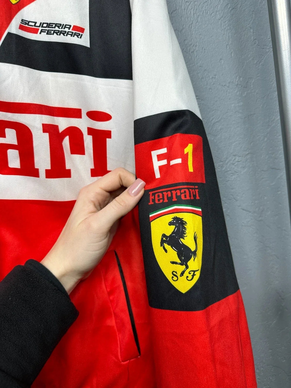 Gratitude Ferrari F1 Racing Jacket for Men & Women | Motorsport Style Outerwear